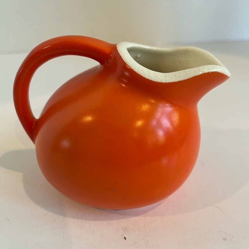 Vintage Hall Pottery Ball Creamer